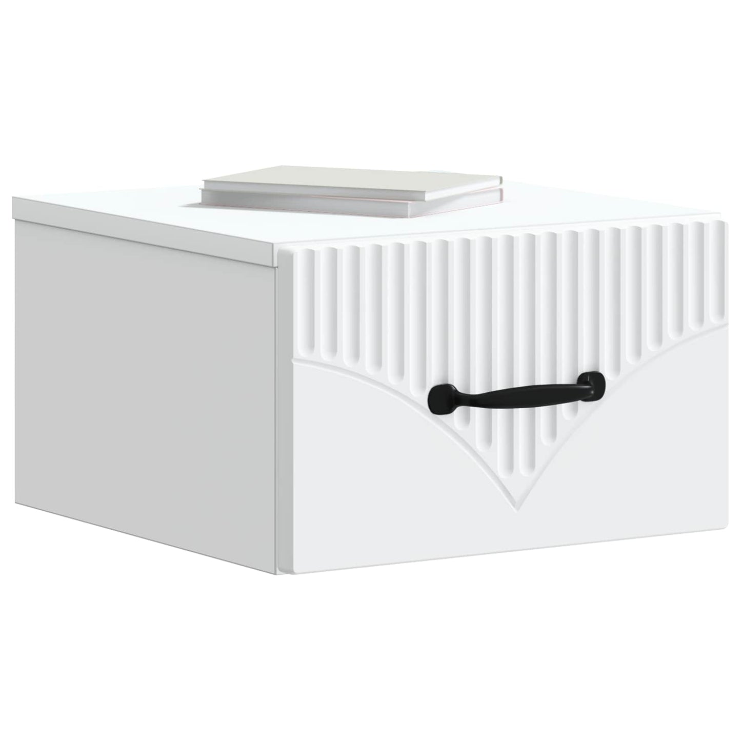 Wall-Mounted Bedside Cabinet 2 pcs White 34.5 x 33 x 20 cm