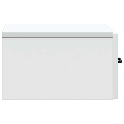 Wall-Mounted Bedside Cabinet 2 pcs White 34.5 x 33 x 20 cm