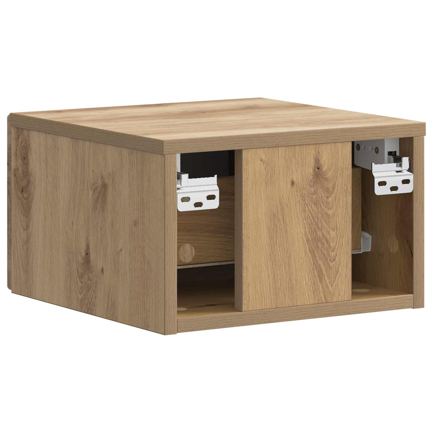 Wall-Mounted Bedside Cabinet Artisan Oak 34.5 x 33 x 20 cm