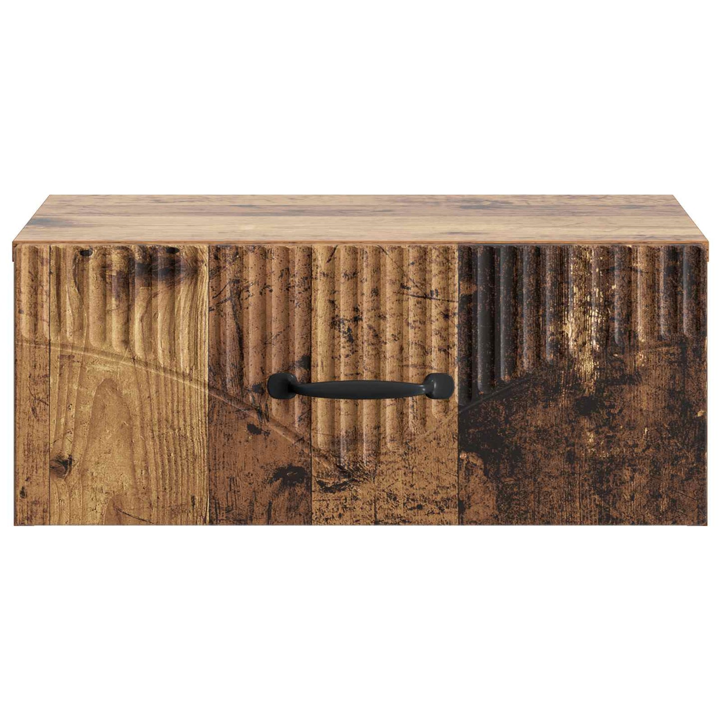 Wall-Mounted Bedside Cabinet 2 pcs Old Wood 49 x 34.5 x 20 cm