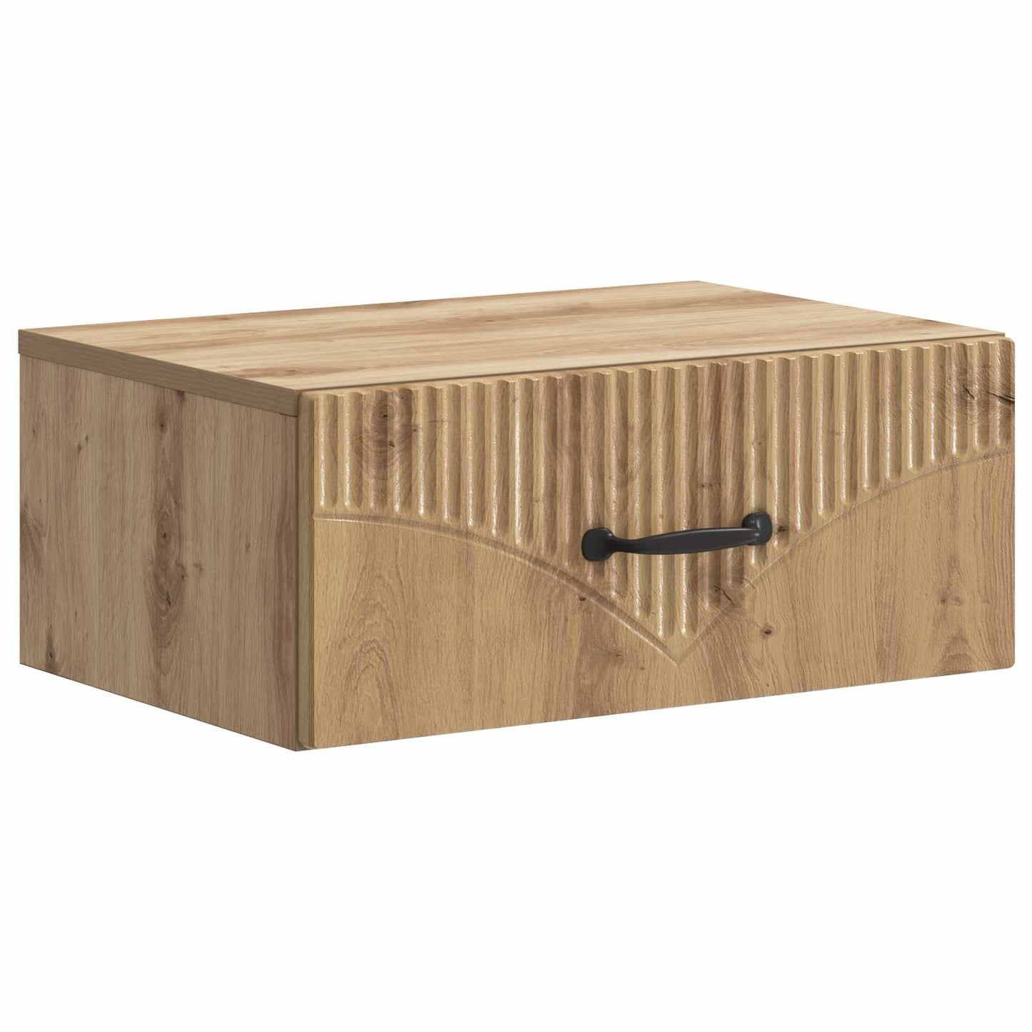 Wall-Mounted Bedside Cabinet Artisan Oak 49 x 34.5 x 20 cm