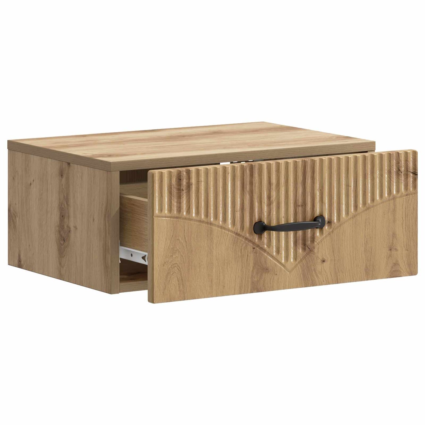 Wall-Mounted Bedside Cabinet Artisan Oak 49 x 34.5 x 20 cm