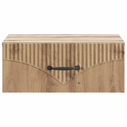 Wall-Mounted Bedside Cabinet Artisan Oak 49 x 34.5 x 20 cm