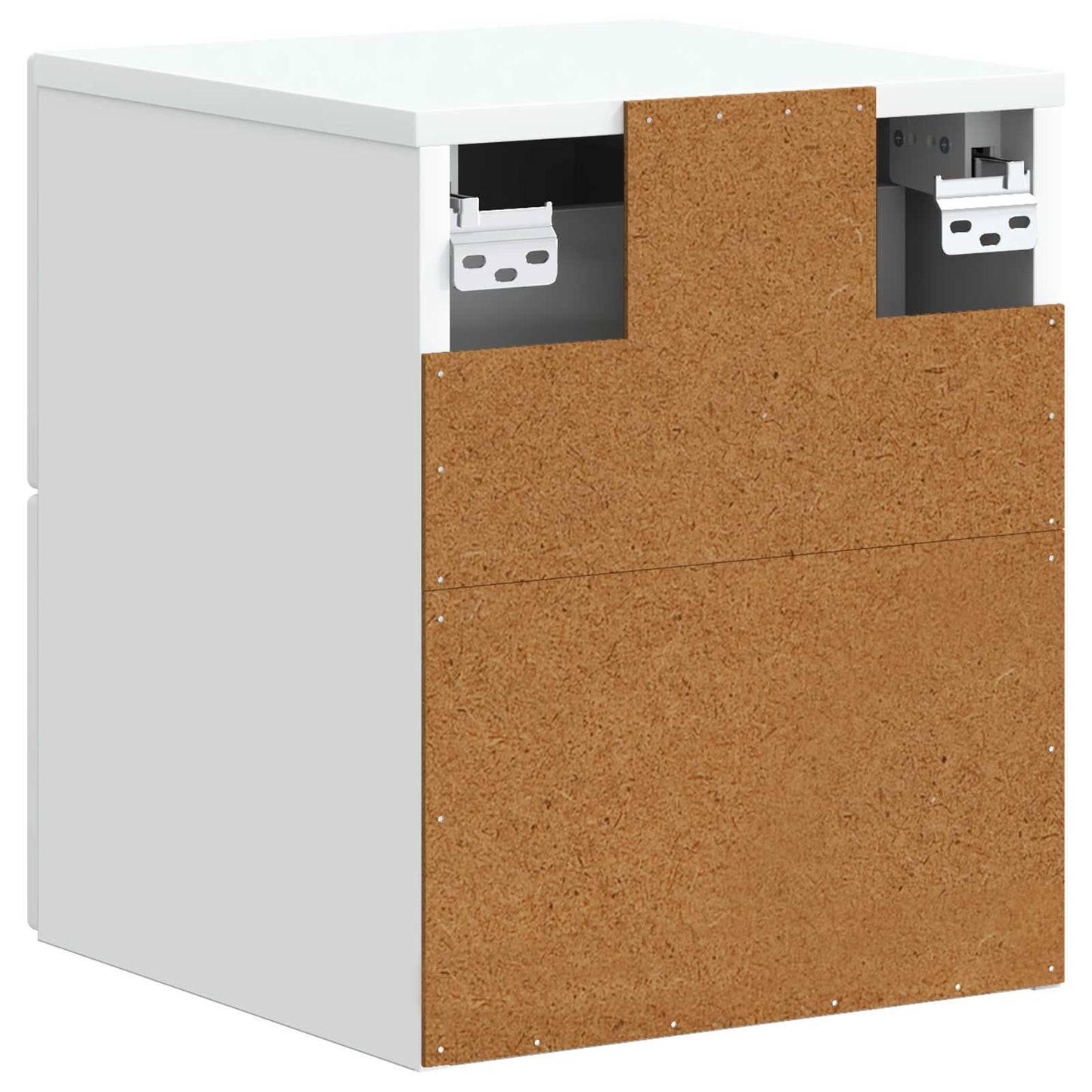Wall-Mounted Bedside Cabinet 2 pcs White 34.5 x 33 x 40 cm
