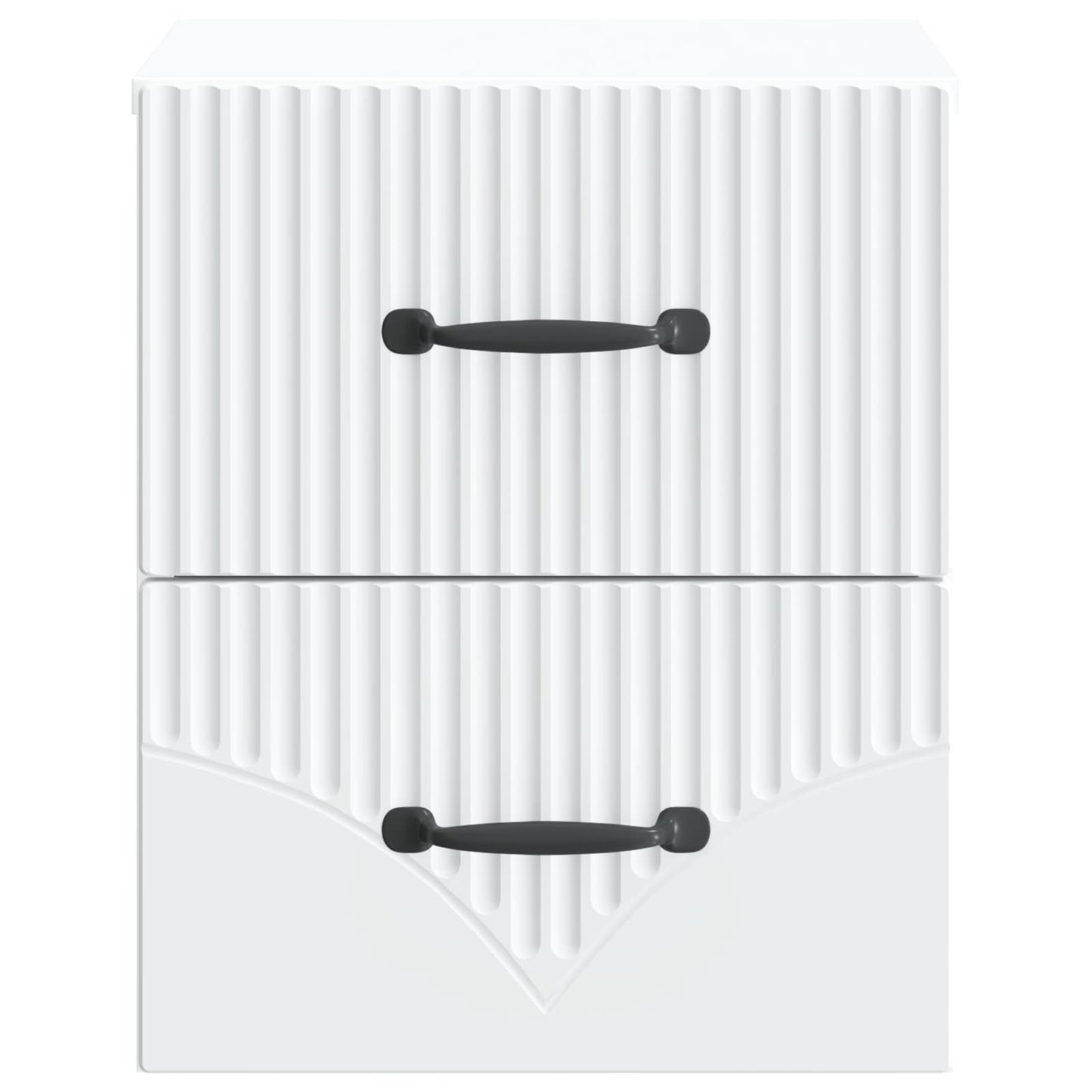 Wall-Mounted Bedside Cabinet 2 pcs White 34.5 x 33 x 40 cm