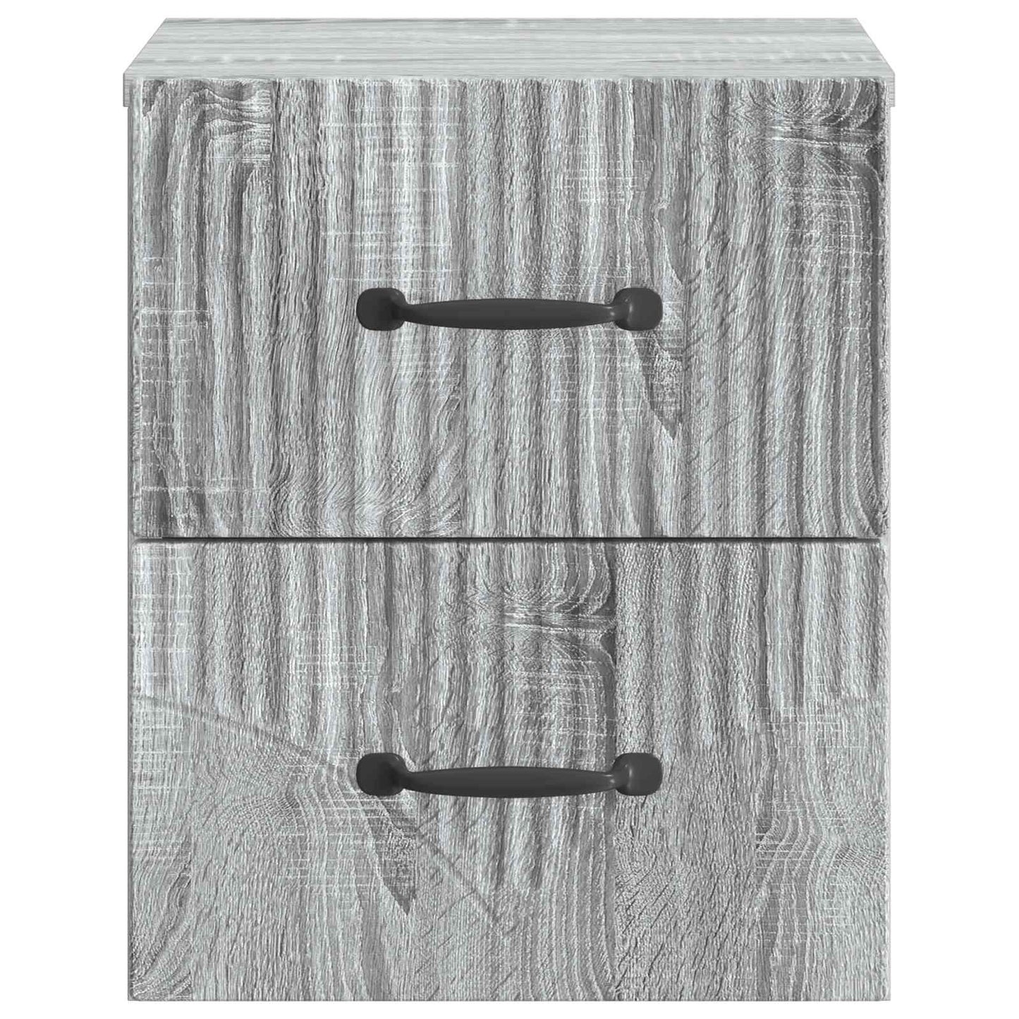 Wall-Mounted Bedside Cabinet Grey Sonoma 34.5 x 33 x 40 cm