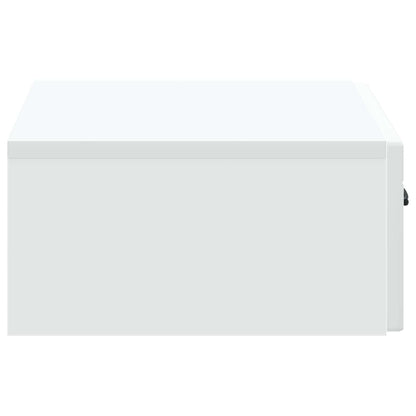 Wall-Mounted Side Table White 59 x 34.5 x 17 cm Engineered Wood