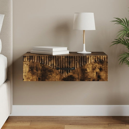Wall-Mounted Side Table 59 x 34.5 x 17 cm Engineered Wood
