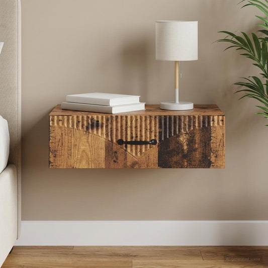 Wall-Mounted Side Table 59 x 34.5 x 17 cm Engineered Wood