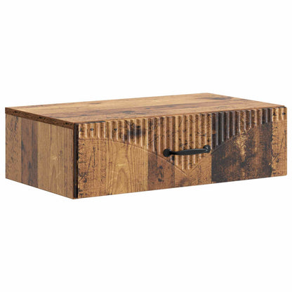 Wall-Mounted Side Table Wall-mounted Old Wood 59 x 34.5 x 17 cm