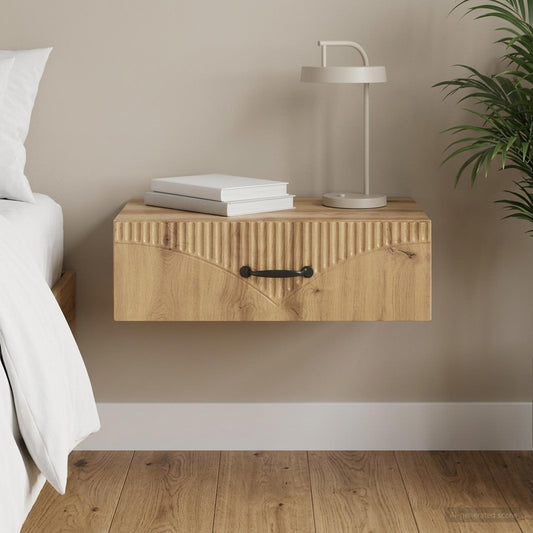 Wall-Mounted Side Table 59 x 34.5 x 17 cm Engineered Wood
