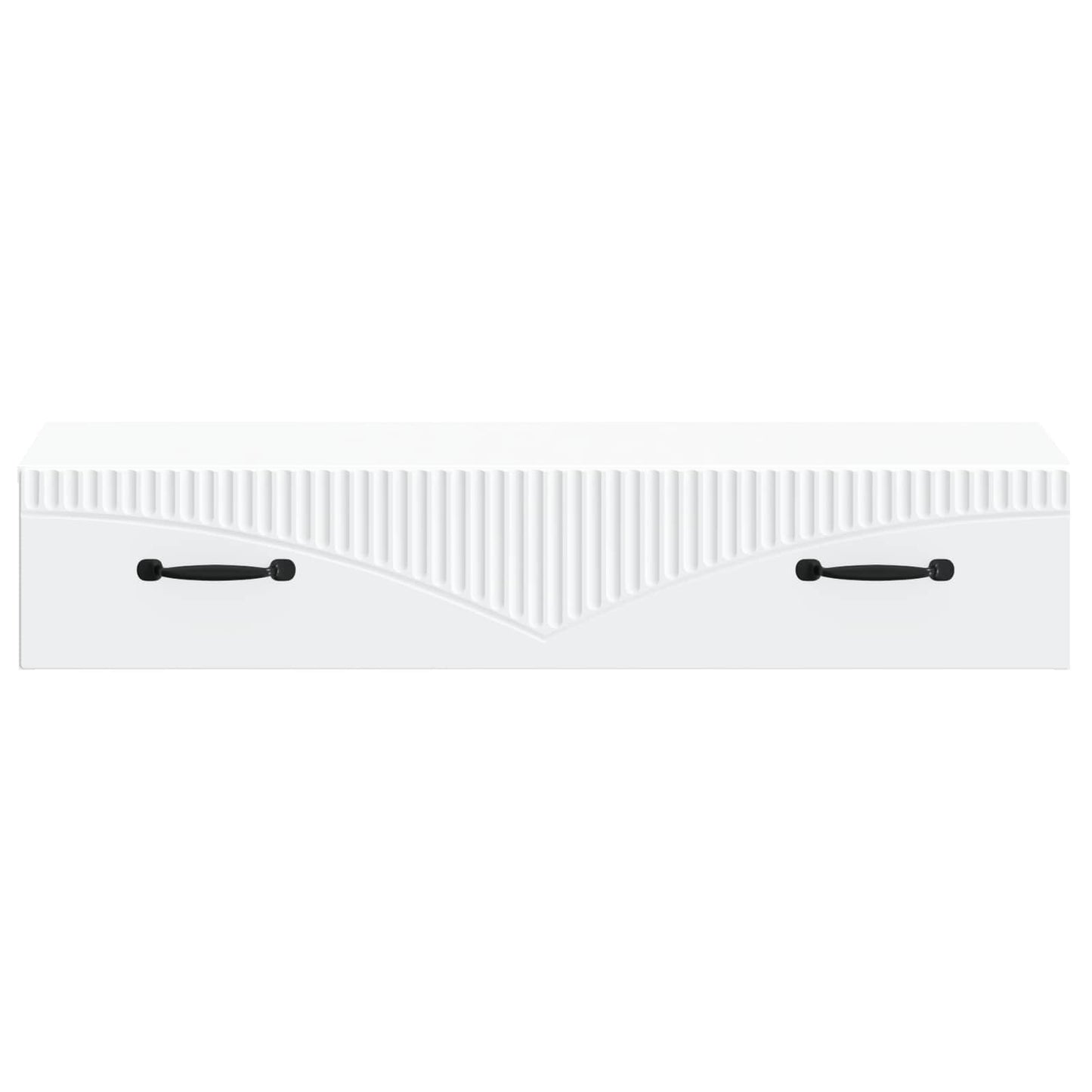 Wall-Mounted Side Table Wall-mounted White 87.5 x 34.5 x 17 cm