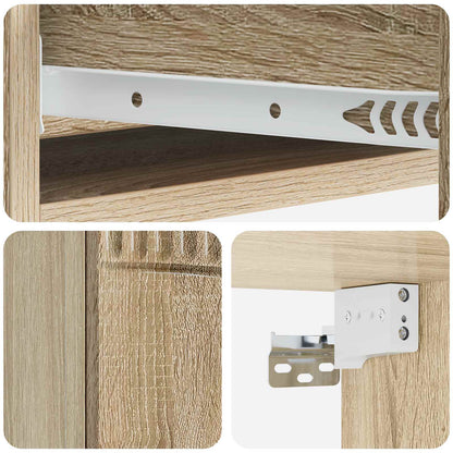 Wall-Mounted Side Table 87.5 x 34.5 x 17 cm Engineered Wood