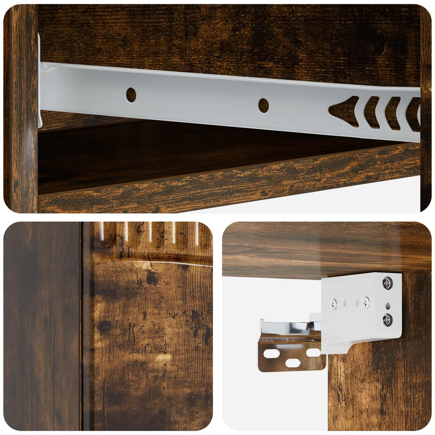 Wall-Mounted Side Table 87.5 x 34.5 x 17 cm Engineered Wood