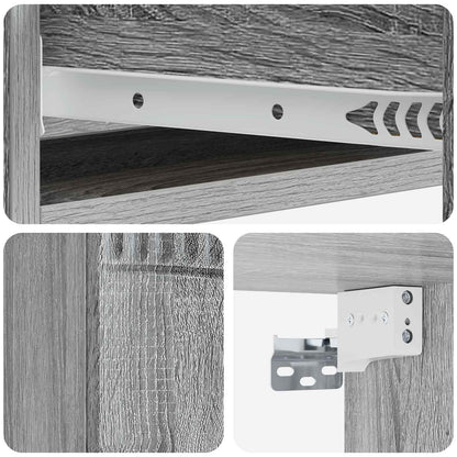 Wall-Mounted Side Table 87.5 x 34.5 x 17 cm Engineered Wood