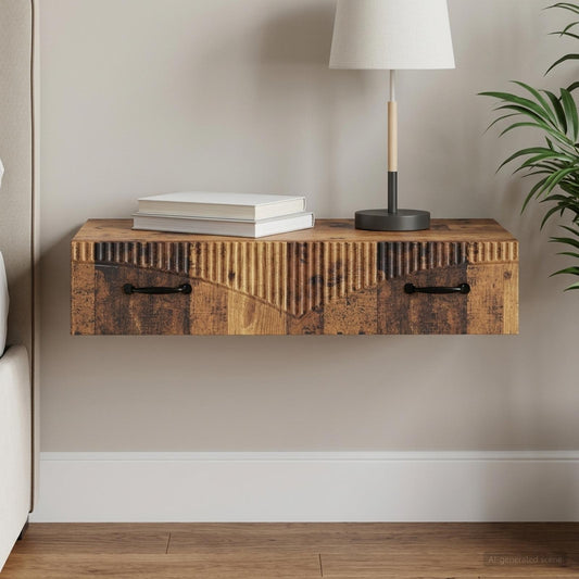 Wall-Mounted Side Table 87.5 x 34.5 x 17 cm Engineered Wood