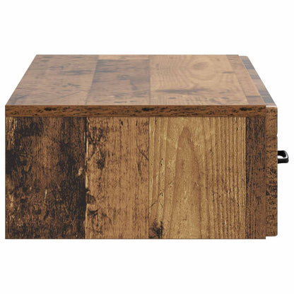 Wall-Mounted Side Table Old Wood 87.5 x 34.5 x 17 cm