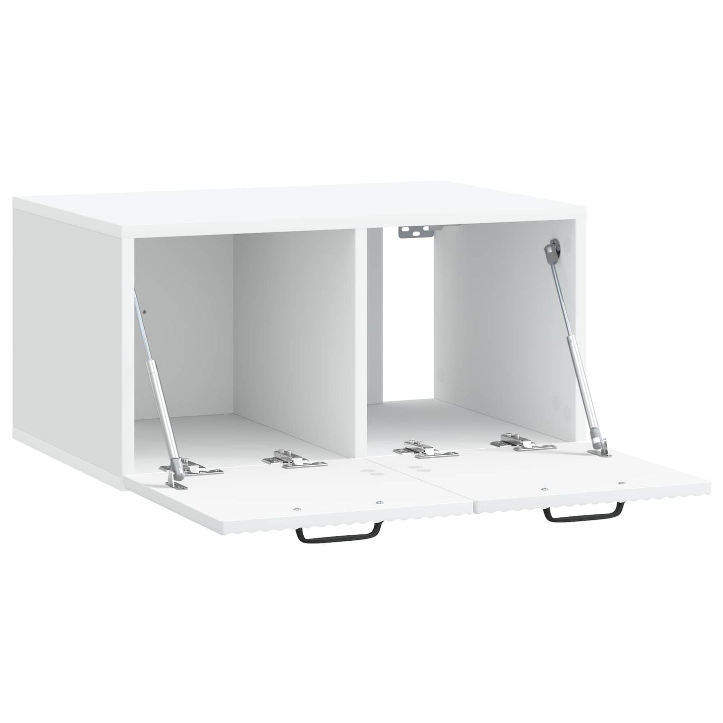 Wall-Mounted TV Cabinet White 59.5 x 41 x 30 cm Engineered Wood