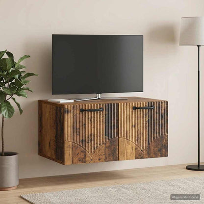Wall-Mounted TV Cabinet Old Wood 59.5 x 41 x 30 cm
