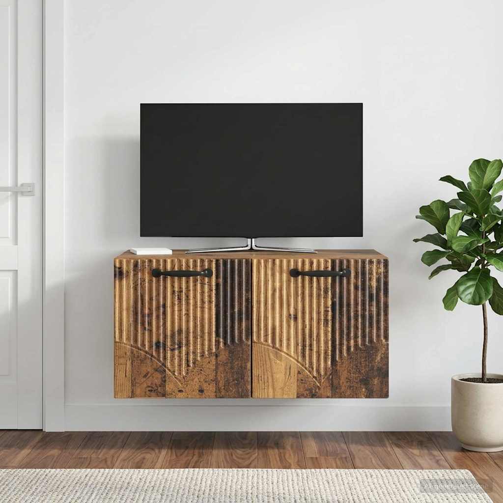 Wall-Mounted TV Cabinet Old Wood 59.5 x 41 x 30 cm
