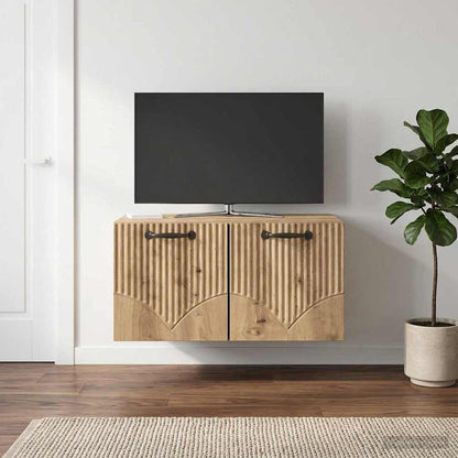 Wall-Mounted TV Cabinet 59.5 x 41 x 30 cm Artisan Oak