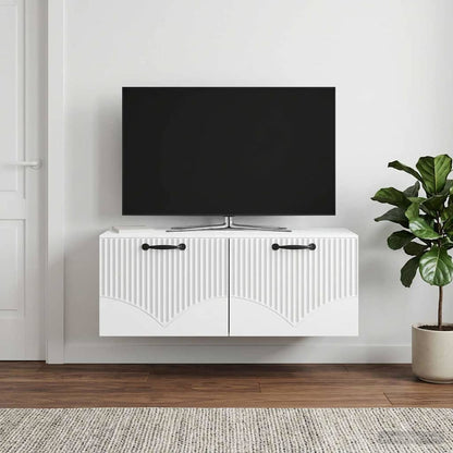 Wall-Mounted TV Cabinet White 78.5 x 41 x 30 cm Engineered Wood