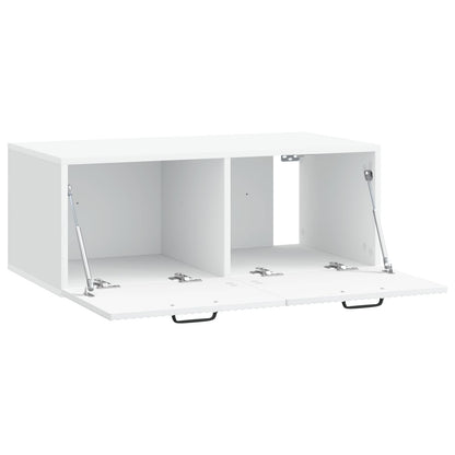 Wall-Mounted TV Cabinet White 78.5 x 41 x 30 cm Engineered Wood