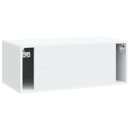 Wall-Mounted TV Cabinet White 78.5 x 41 x 30 cm Engineered Wood