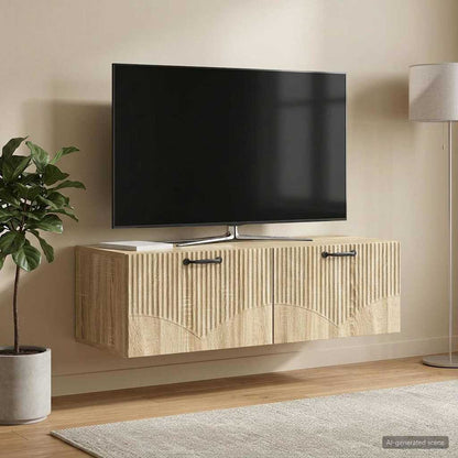 Wall-Mounted TV Cabinet Sonoma Oak 98 x 41 x 30 cm