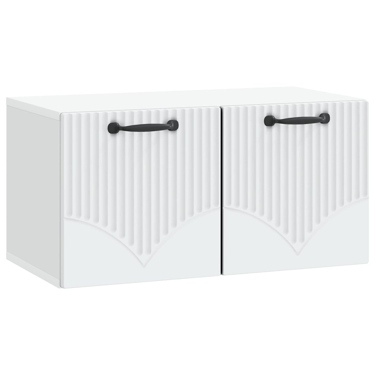 Wall-Mounted TV Cabinet White 59.5 x 31 x 30 cm Engineered Wood