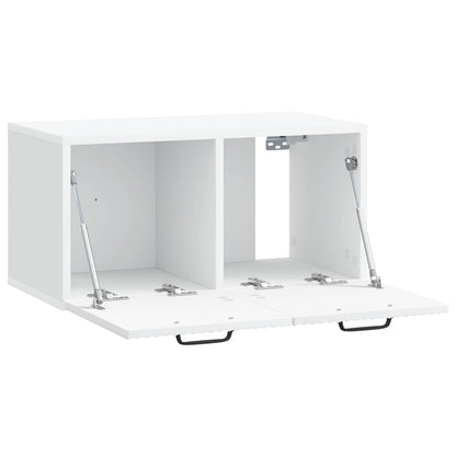 Wall-Mounted TV Cabinet White 59.5 x 31 x 30 cm Engineered Wood