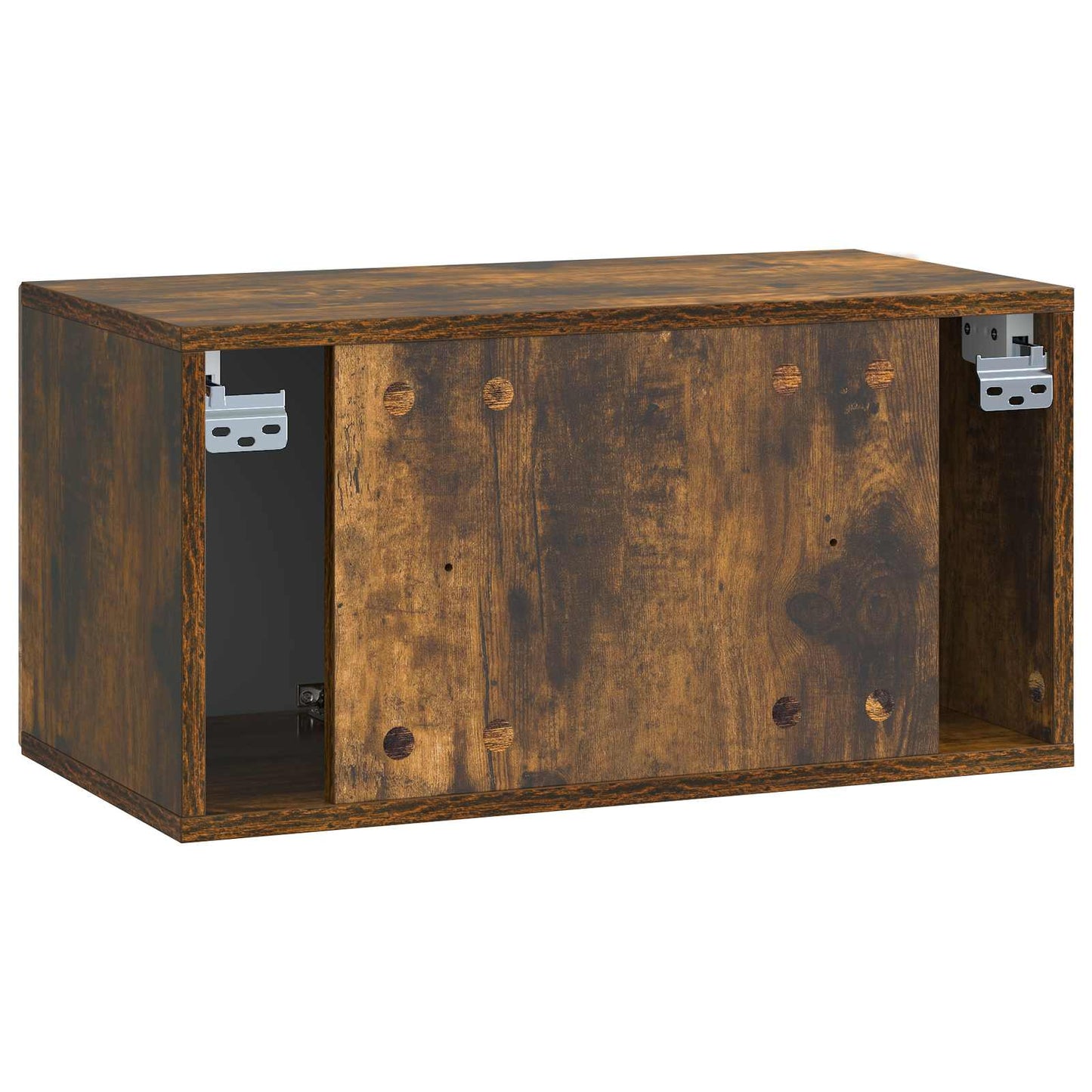 Wall-Mounted TV Cabinet Smoked Oak 59.5 x 31 x 30 cm