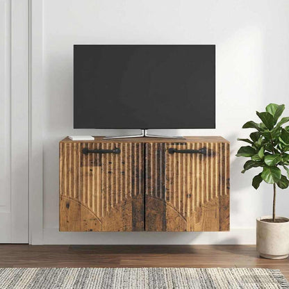 Wall-Mounted TV Cabinet Old Wood 59.5 x 31 x 30 cm