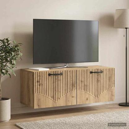 Wall-Mounted TV Cabinet 78.5 x 31 x 30 cm Artisan Oak