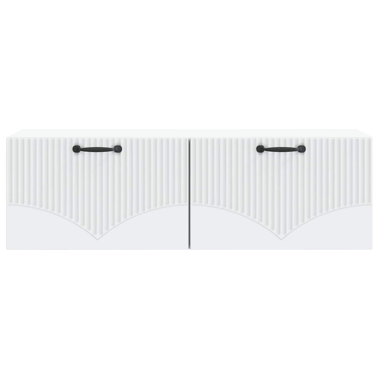 Wall-Mounted TV Cabinet White 98 x 31 x 30 cm Engineered Wood