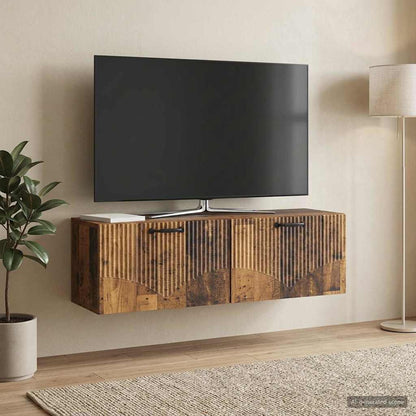 Wall-Mounted TV Cabinet Old Wood 98 x 31 x 30 cm