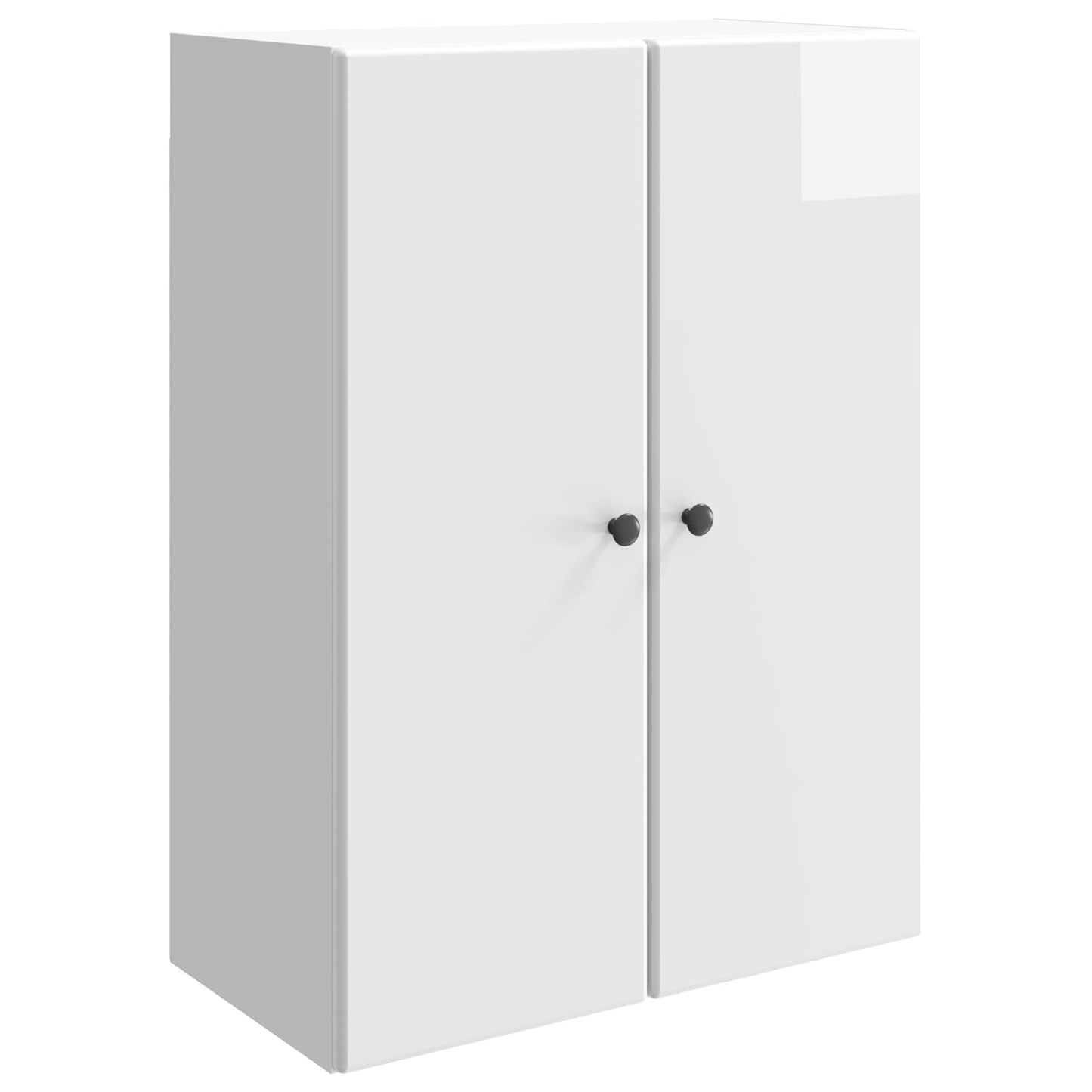 Wall-Mounted Cabinet High Gloss White 66 x 34.5 x 90 cm
