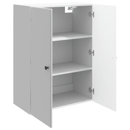 Wall-Mounted Cabinet High Gloss White 66 x 34.5 x 90 cm