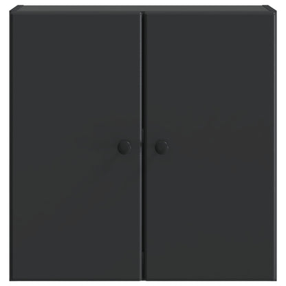 Wall-Mounted Cabinet Black 59 x 31 x 60 cm Engineered Wood