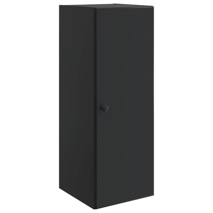 Wall-Mounted Cabinet Black 33 x 34.5 x 90 cm Engineered Wood