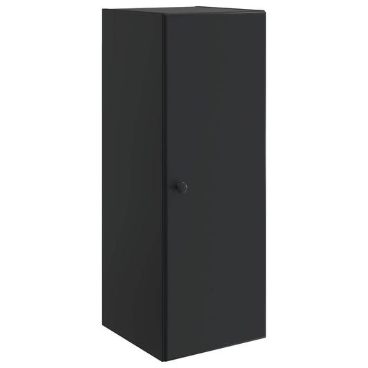 Wall-Mounted Cabinet 33 x 34.5 x 90 cm Engineered Wood Black