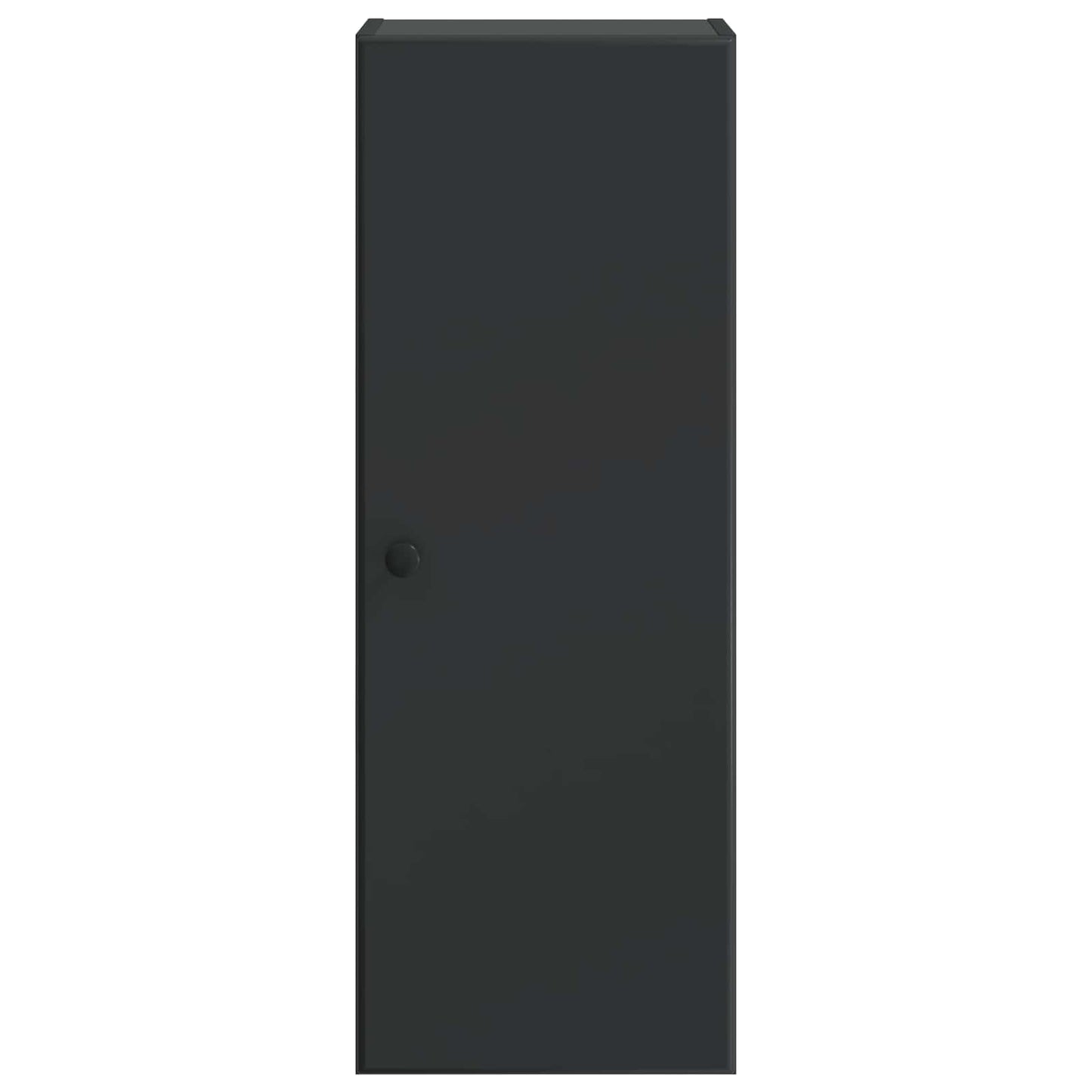 Wall-Mounted Cabinet Black 33 x 34.5 x 90 cm Engineered Wood
