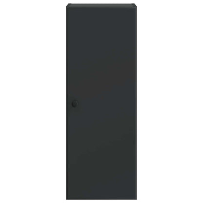 Wall-Mounted Cabinet Black 33 x 34.5 x 90 cm Engineered Wood