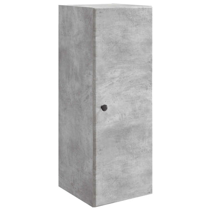Wall-Mounted Cabinet Concrete Grey 33 x 34.5 x 90 cm