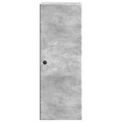 Wall-Mounted Cabinet Concrete Grey 33 x 34.5 x 90 cm