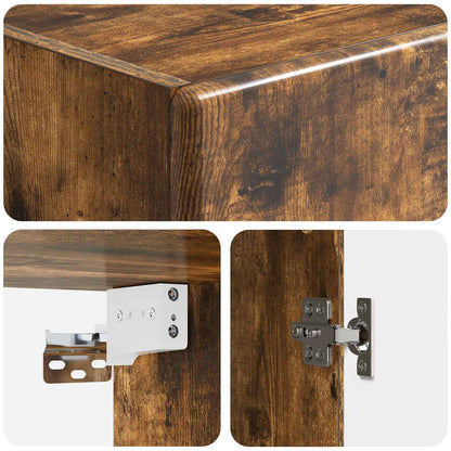 Wall-Mounted Cabinet 33 x 34.5 x 90 cm Engineered Wood