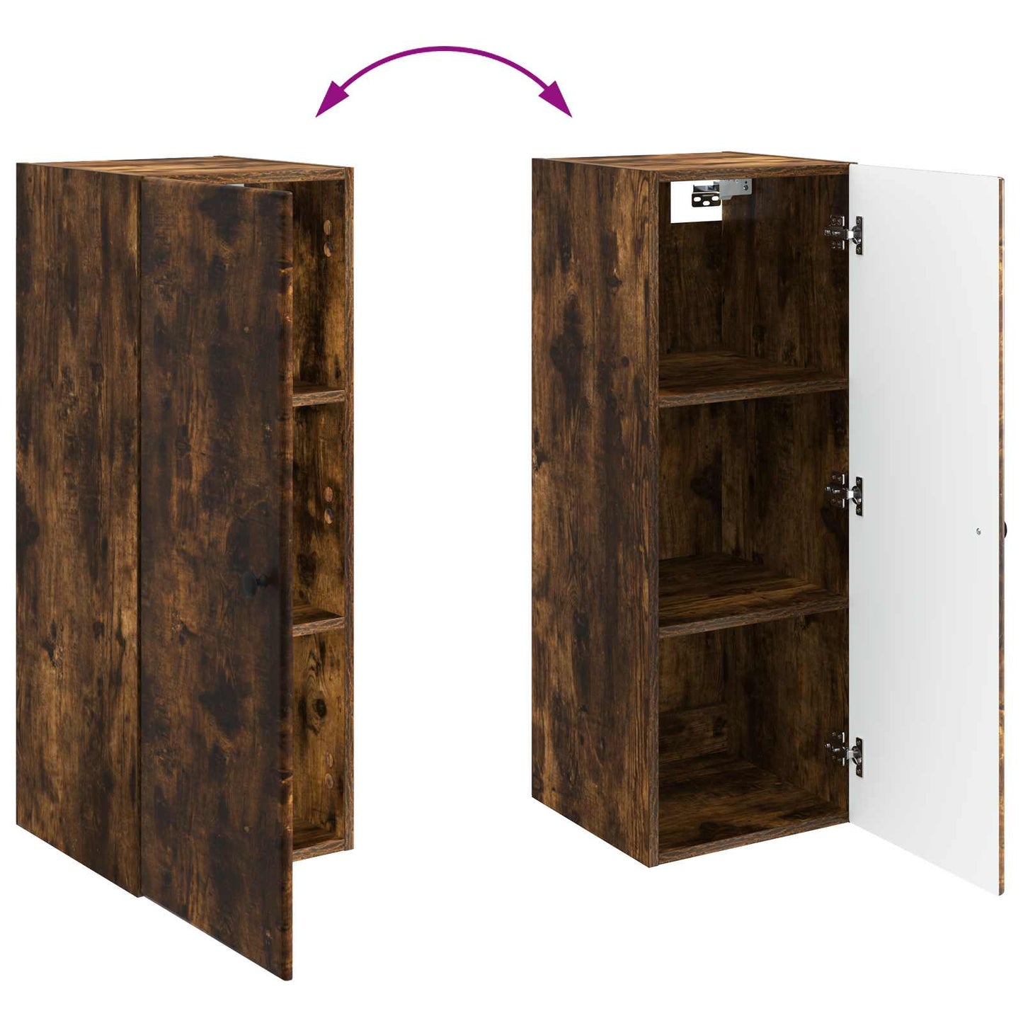 Wall-Mounted Cabinet 33 x 34.5 x 90 cm Engineered Wood