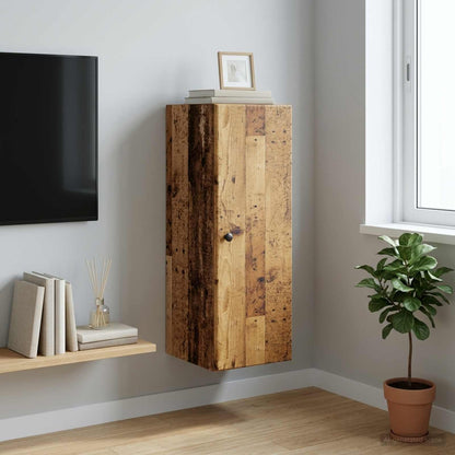 Wall-Mounted Cabinet 33 x 34.5 x 90 cm Engineered Wood Old Wood
