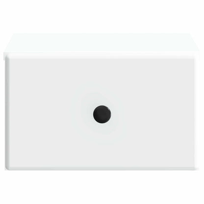 Wall-Mounted Bedside Cabinet White 34.5 x 33 x 20 cm