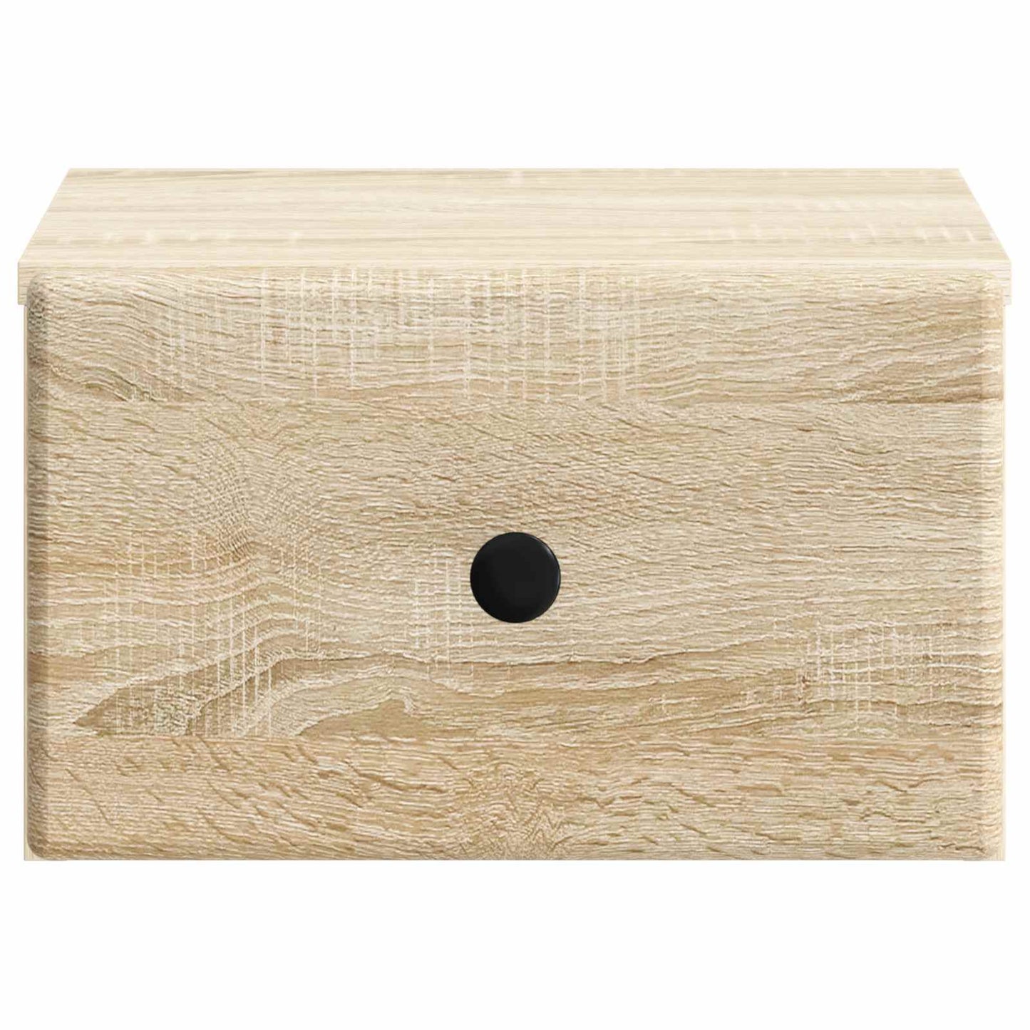Wall-Mounted Bedside Cabinet Sonoma Oak 34.5 x 33 x 20 cm